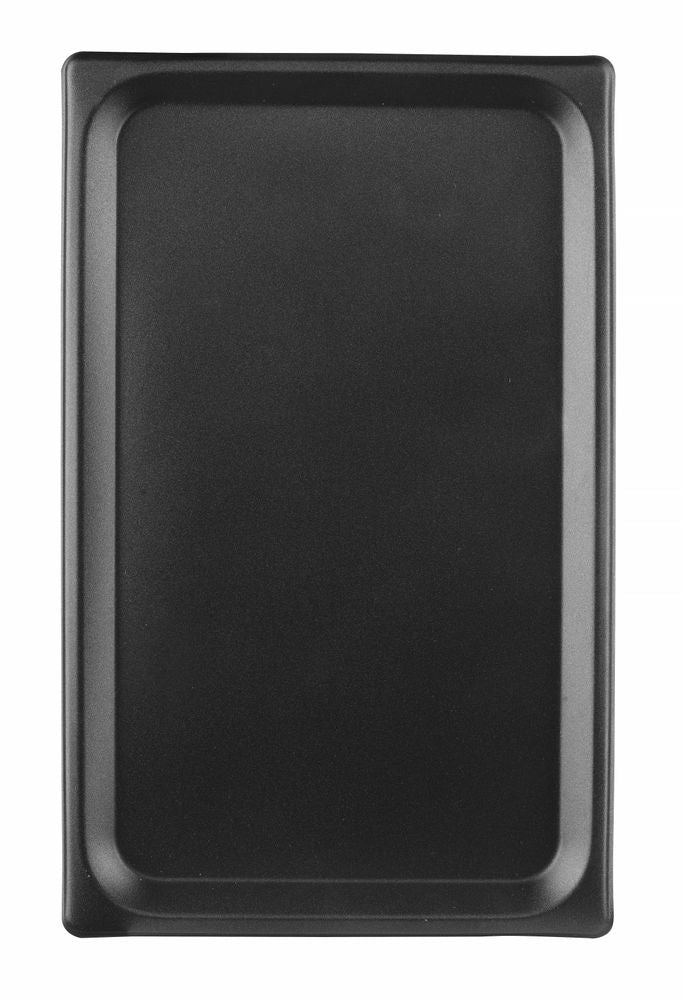 Oven tray met anti-aanbak coating CONVECTOMAT ROAST, HENDI, GN 1/1, Zwart, 530x325x(H)17mm