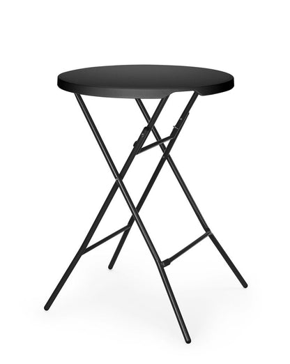 Statafel, AmerBox, Zwart, ⌀800x(H)1100mm