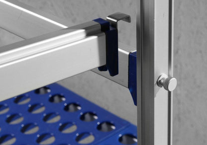 Uitbreid-haak voor aluminium opbergrek, HENDI, 15x42x(H)42mm