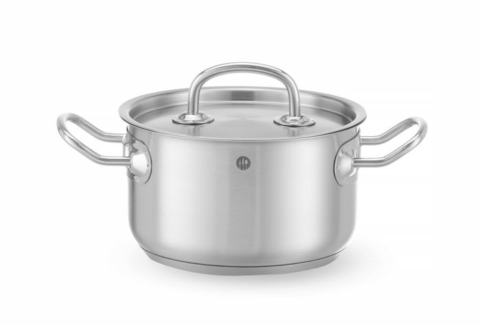 Kookpan middel - met deksel, HENDI, Kitchen Line, 1,9L, ø160x(H)95mm