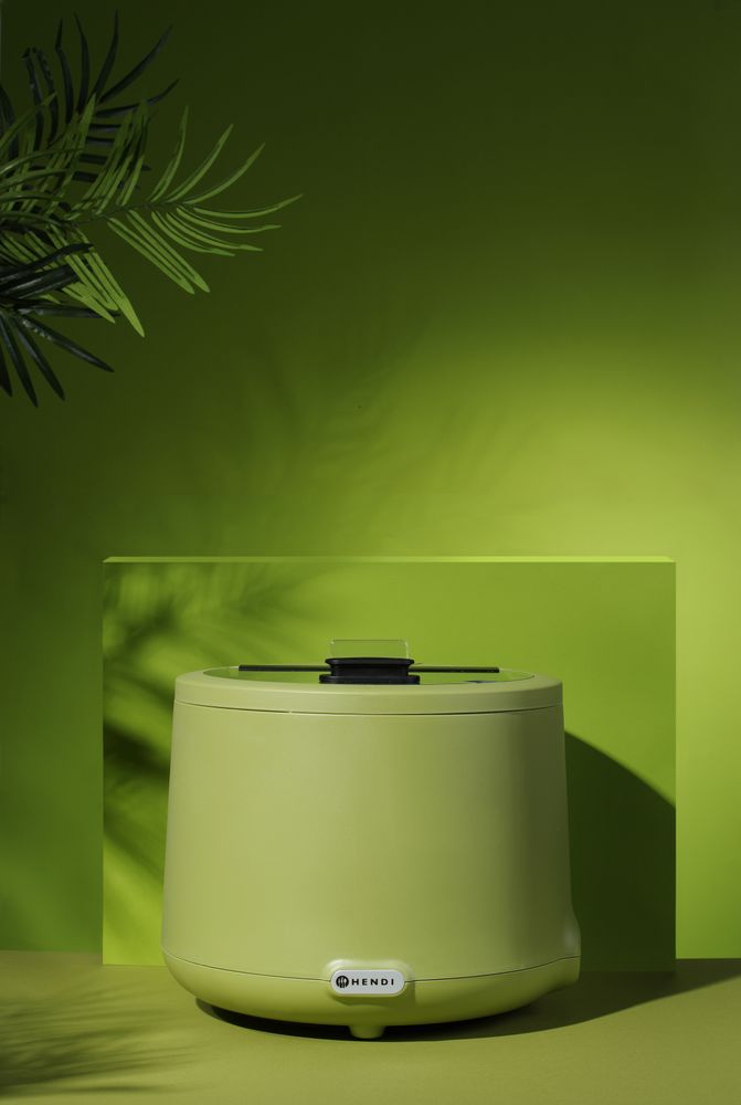 Soepketel HENDI UNIQ, HENDI, designed by Robert Bronwasser, 8L, Groen, 220-240V/500W, ⌀365x(H)325mm