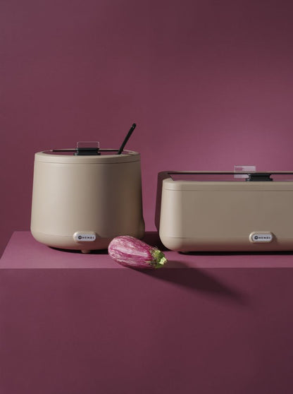 Soepketel HENDI UNIQ, HENDI, designed by Robert Bronwasser, 8L, Beige, 220-240V/500W, ⌀365x(H)325mm