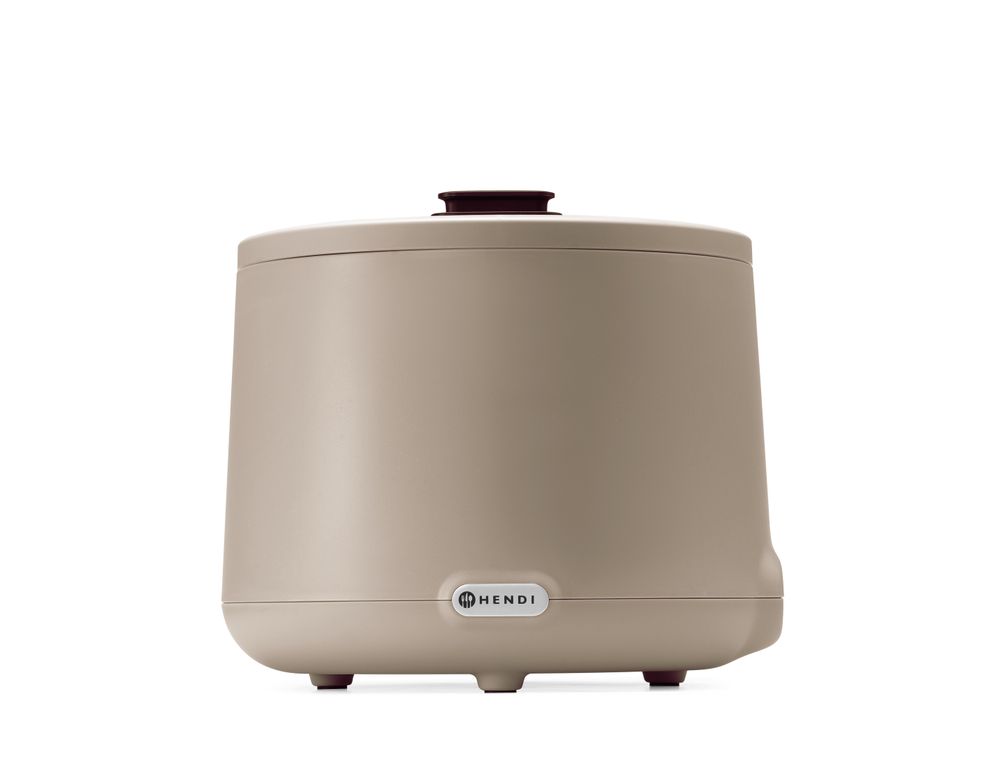 Soepketel HENDI UNIQ, HENDI, designed by Robert Bronwasser, 8L, Beige, 220-240V/500W, ⌀365x(H)325mm