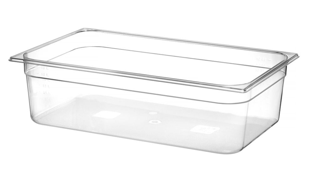 Container GN 1/1 polycarbonaat, HENDI, Profi Line, GN 1/1, 21L, Transparant, 530x325x(H)150mm