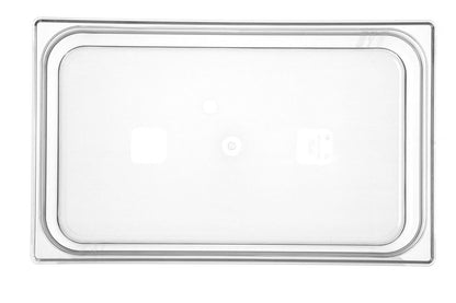 Container GN 1/1 polycarbonaat, HENDI, Profi Line, GN 1/1, 21L, Transparant, 530x325x(H)150mm