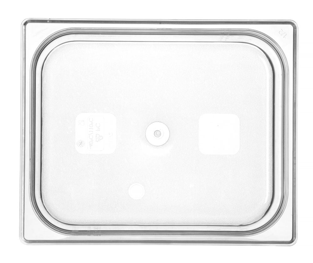 Container GN 1/2 polycarbonaat, HENDI, Profi Line, GN 1/2, 6,5L, Transparant, 325x265x(H)100mm