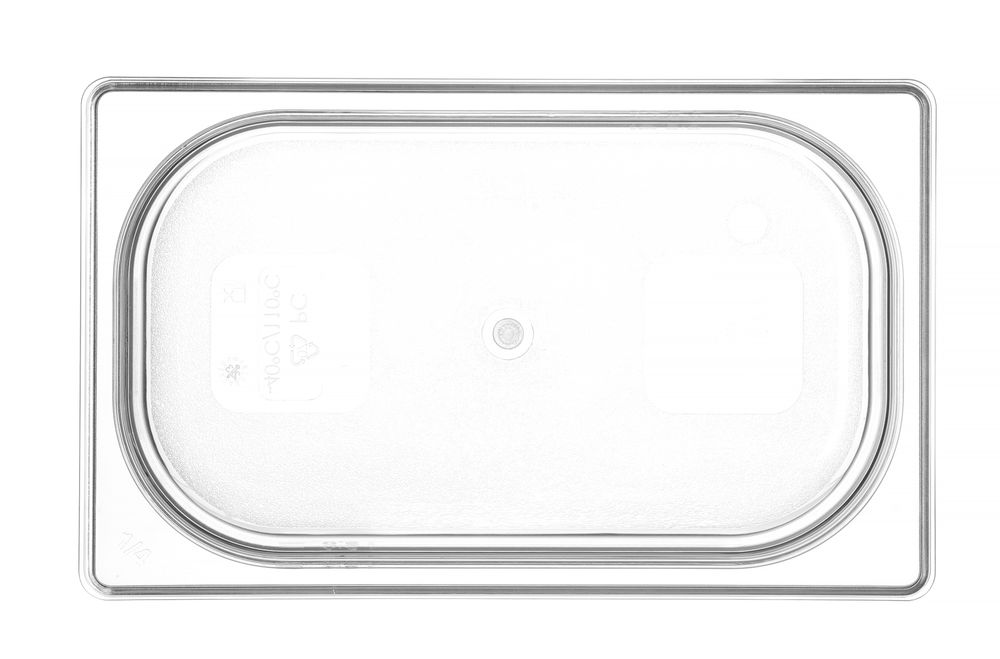 Container GN 1/4 polycarbonaat, HENDI, Profi Line, GN 1/4, 1,8L, Transparant, 265x162x(H)65mm