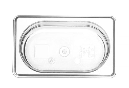 Container GN 1/9 polycarbonaat, HENDI, Profi Line, GN 1/9, 0,6L, Transparant, 176x108x(H)65mm