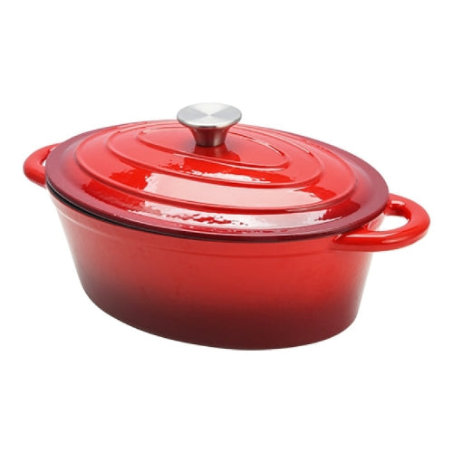 Braadpan 28x20 cm - Sunnex - 3,5L - Gietijzer - Ovaal
