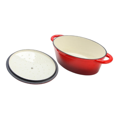 Braadpan 28x20 cm - Sunnex - 3,5L - Gietijzer - Ovaal