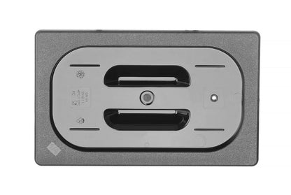 Deksel voor GN containers zwart polycarbonaat, HENDI, GN 1/4, Zwart, 265x162mm