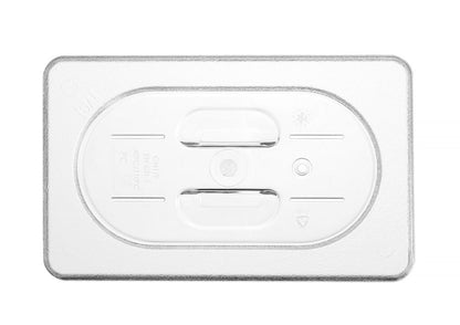 Deksel voor GN containers, HENDI, GN 1/9, Transparant, 176x108mm
