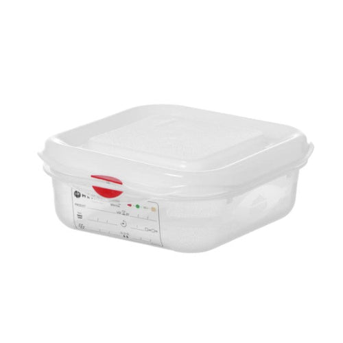 Voorraaddoos 65mm GN 1/6 PP met HACCP labels, 1.1 Liter