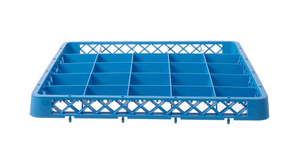 Vaatwaskorf verhoger, HENDI, 25 vakken 88x88 mm, 500x500x(H)45mm
