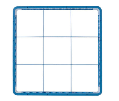 Vaatwaskorf verhoger, HENDI, 9 vakken 150x150 mm, 500x500x(H)45mm