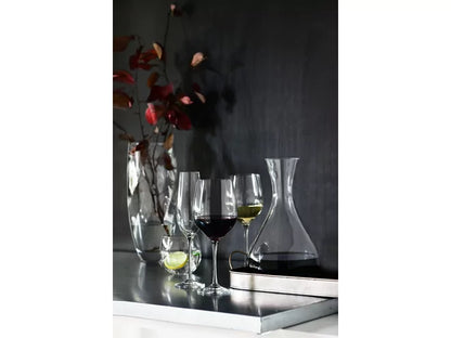 Krosno Rode Wijnglazen Harmony 450 ml, 6 stuks