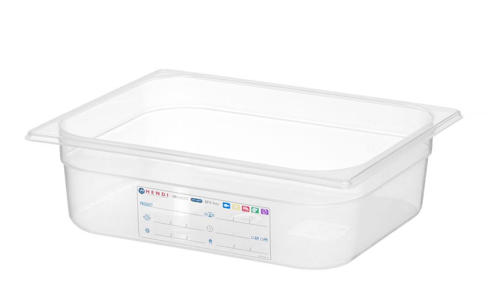 Container GN 1/2, HENDI, GN 1/2, 6,5L, Transparant, 325x265x(H)100mm