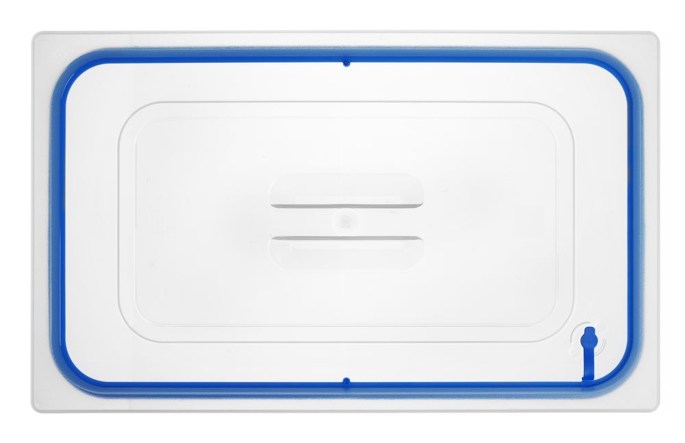 Deksel voor GN containers polypropyleen, HENDI, GN 1/1, Transparant, 530x325mm