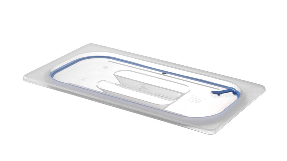 Deksel voor GN containers polypropyleen, HENDI, GN 1/3, Transparant, 325x176mm