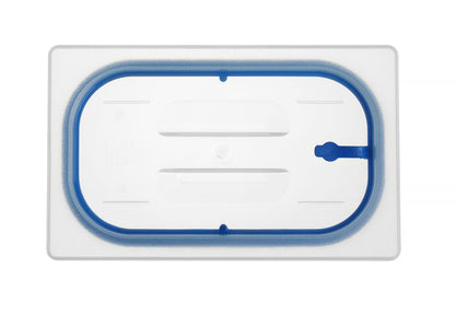 Deksel voor GN containers polypropyleen, HENDI, GN 1/4, Transparant, 265x162mm