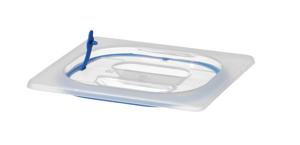 Deksel voor GN containers polypropyleen, HENDI, GN 1/6, Transparant, 176x162mm