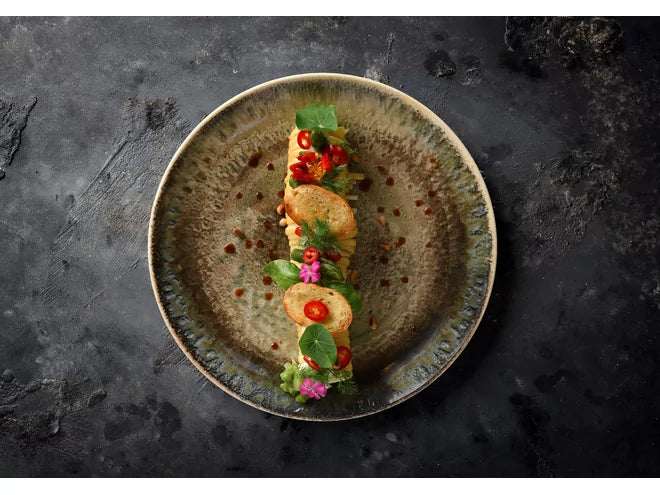 Sauskommetje, Gural Crater, 12 stuks, 82x74x(H)36mm