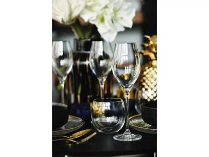 Krosno Rode Wijnglazen Harmony 450 ml, 6 stuks