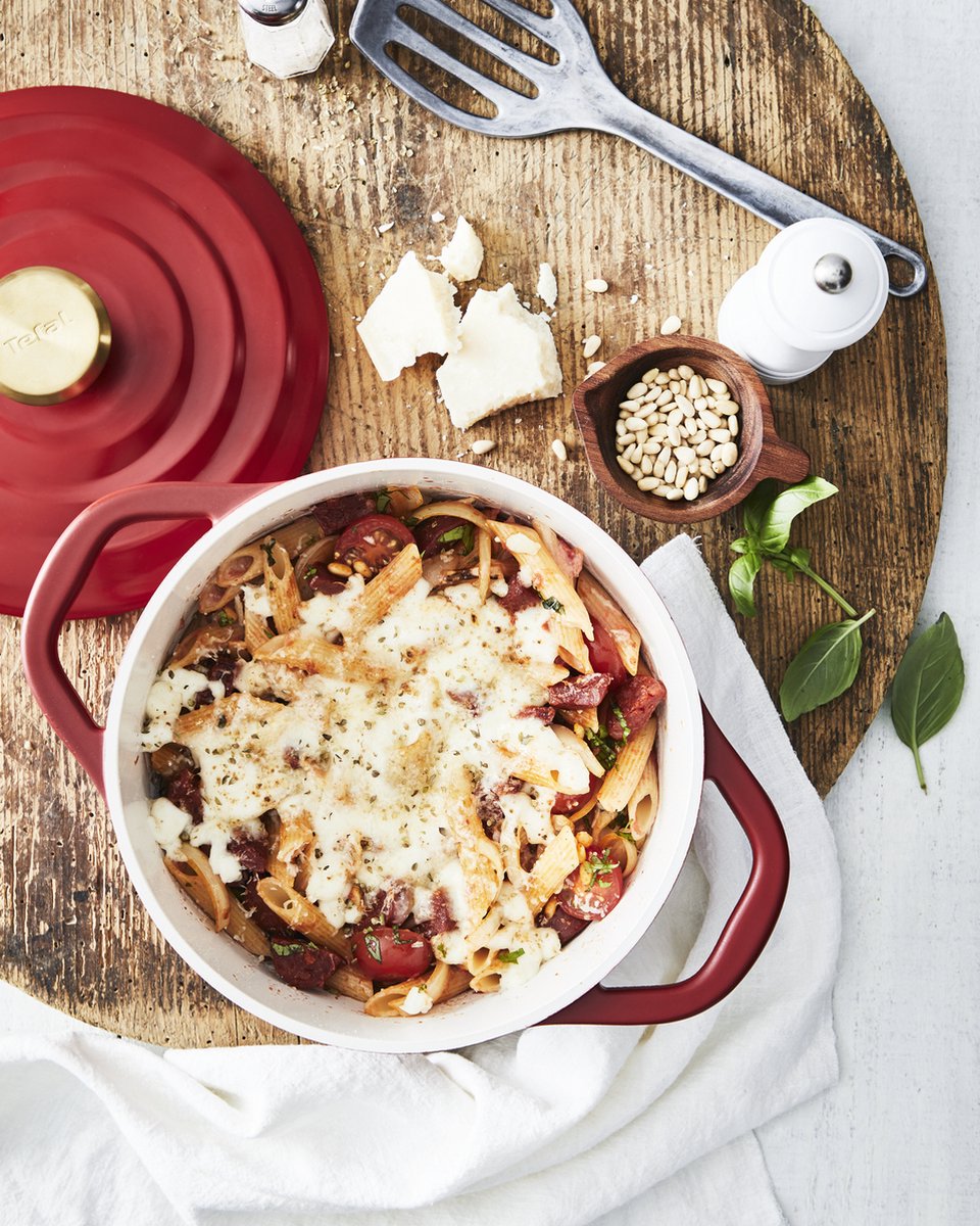 Tefal Air Braadpan Ø 24 cm, Rood