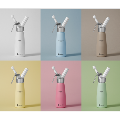 Slagroomapparaat, HENDI, 0,5L, Pastelgroen, ⌀80x(H)260mm