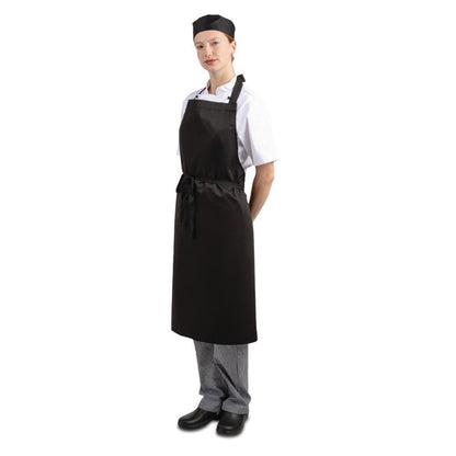 Halterschort Zwart, Whites Chefs Clothing