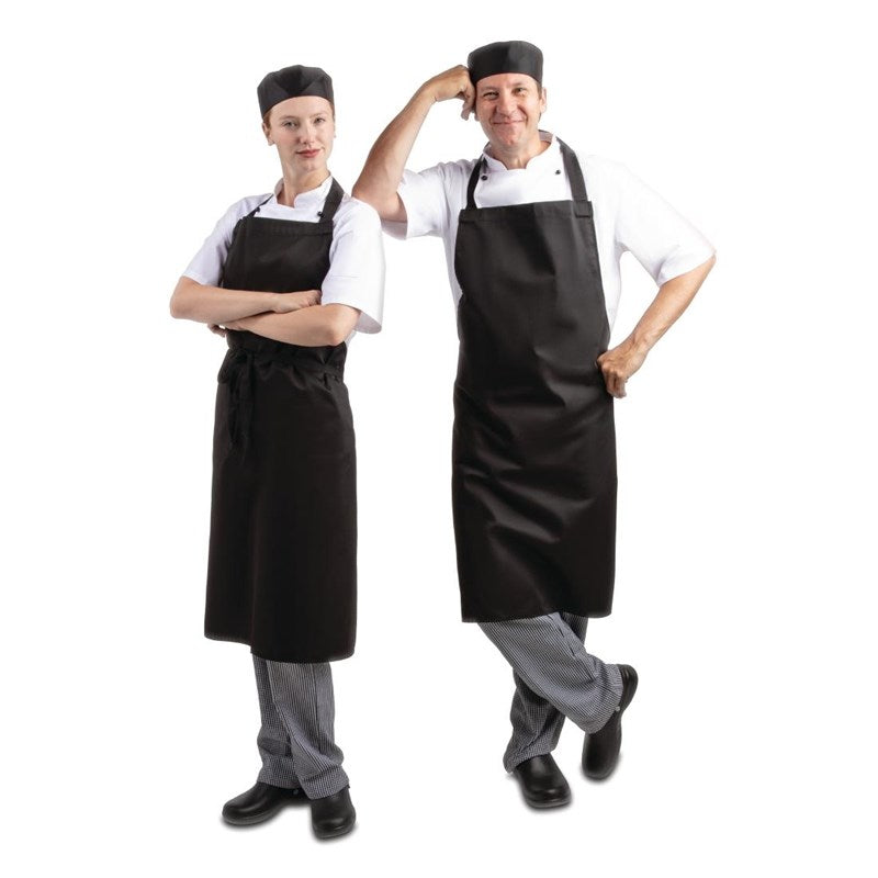 Halterschort Zwart, Whites Chefs Clothing