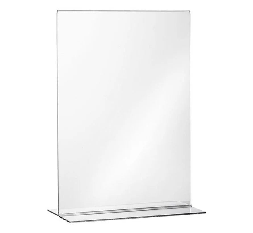 A4 Houder Plexi Menuhouder, BARSA, 30 x 21 cm, A4 standaard Recht