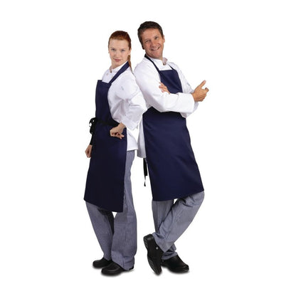 Halterschort Donkerblauw, Whites Chefs Clothing