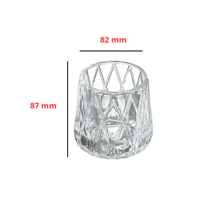 Relight kaarshouder Diamond, Bolsius Professional, 6 stuks