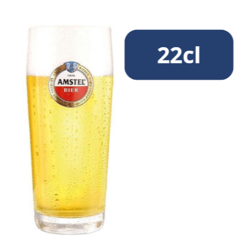 Amstel Fluitjes Bierglazen, 220ml, 12 Stuks