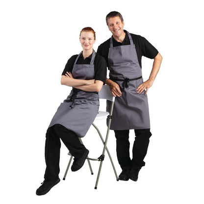 Halterschort Grijs, Whites Chefs Clothing