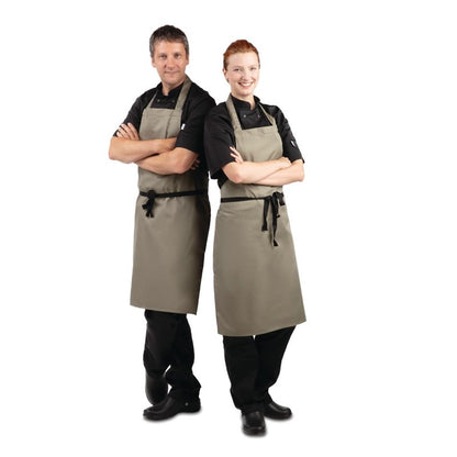 Halterschort Olijfgroen, Whites Chefs Clothing
