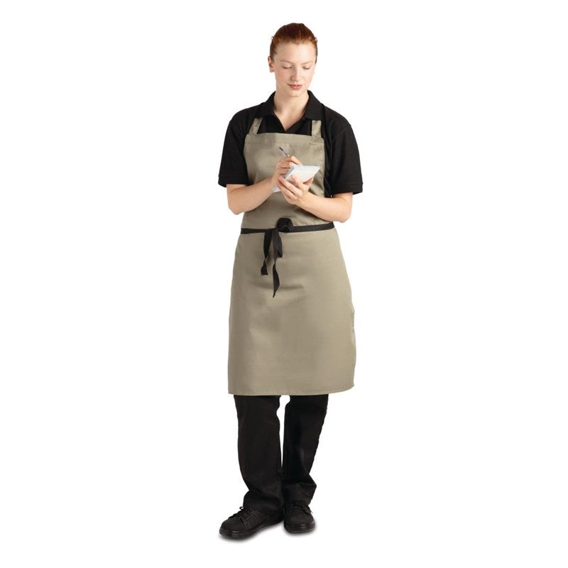 Halterschort Olijfgroen, Whites Chefs Clothing