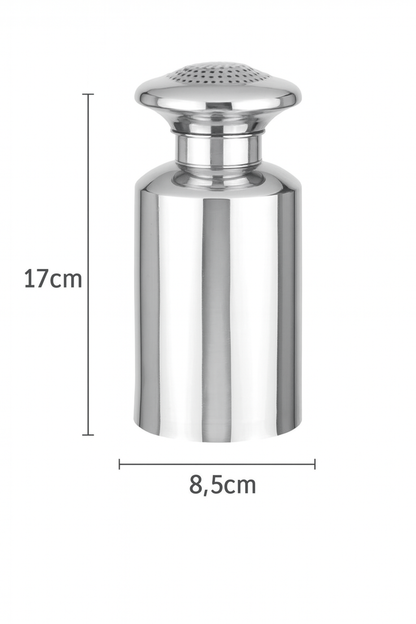 Zoutstrooier RVS met Schroefdop, BARSA, 17cm