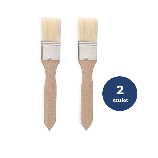 Boter- bakkwast plat, HENDI, 2 stuks