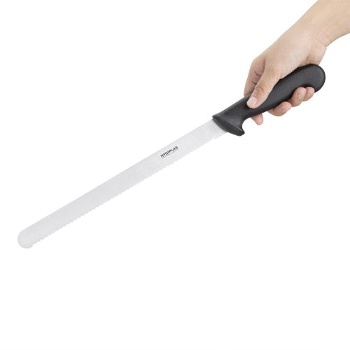 Hygiplas Ham- en zalmmes - 300mm - Zwart - RVS