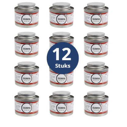 Brandpasta Gel met Lont - 2 uur - Olympia - 12 Stuks