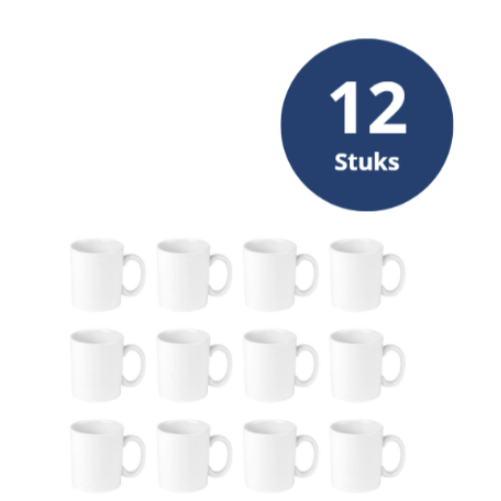 Olympia Athena Hotelware Mokken 280ml - Set van 12