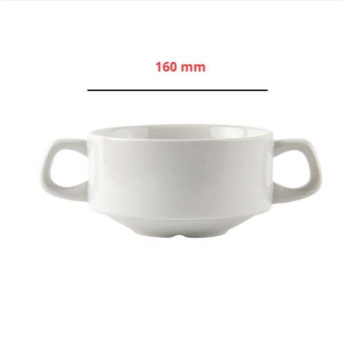 Athena Hotelware Stapelbare soepkoppen, Set van 12 - Ø16 cm