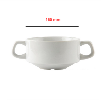 Athena Hotelware Stapelbare soepkoppen, Set van 12 - Ø16 cm