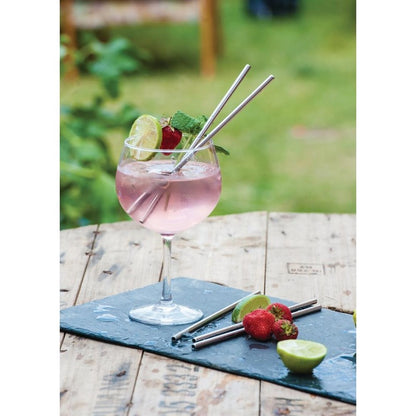 Beaumont RVS Rietjes, 25 stuks, 21,5cm BPA-vrij