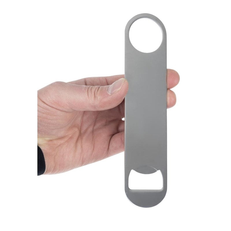 Olympia Barblade Opener, Flesopener RVS, 18x4cm