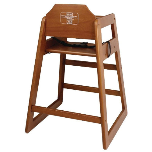 Houten Kinderstoel -Bolero - Bruin - Zitstoel - 510x510x(h)750mm