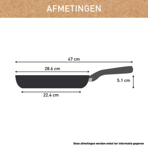 Tefal Renewal Koekenpan Ø28 cm, Alle Warmtebronnen
