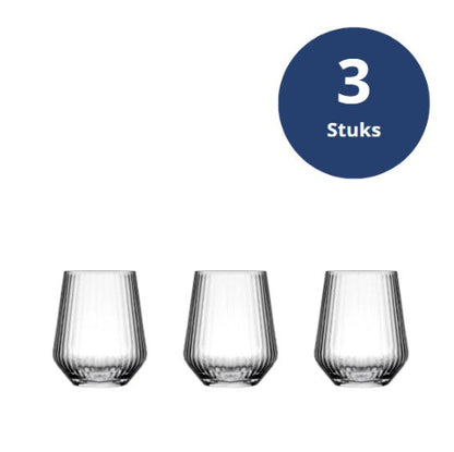 Pasabahce Allegra Focus Glazen 435 ml - 3 glazen